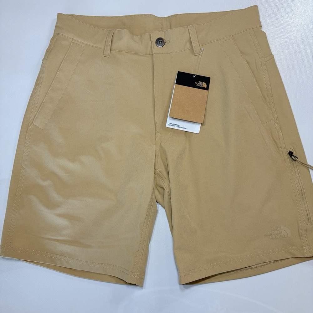 The North Face Rolling Sun Shorts Mens 30 Long Khaki Stone‎ Hiking Outdoor DWR